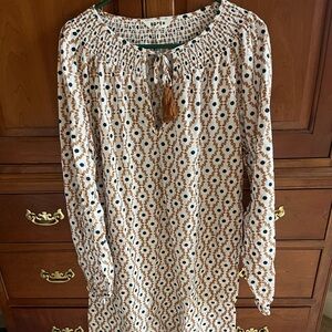 Boden Multicolor Smocked Dress